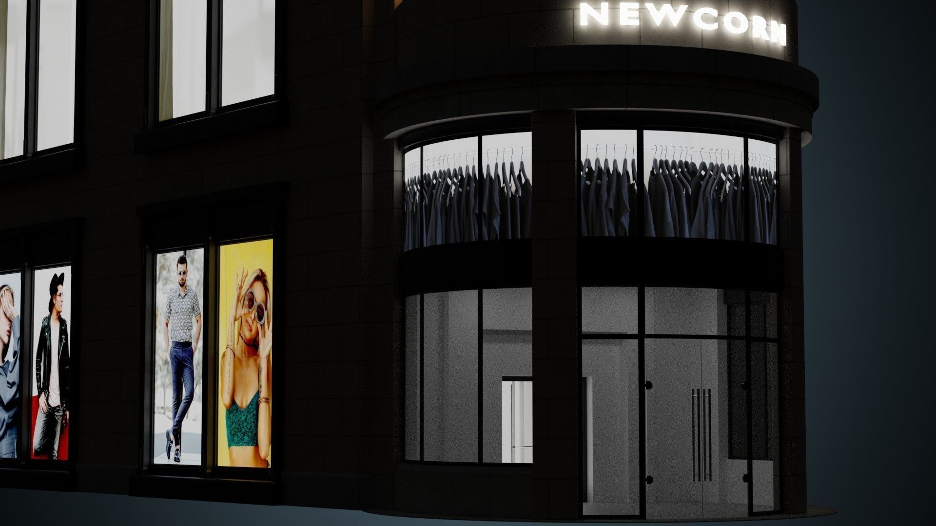 Buildings Collection 2 Low-poly 3D model_28