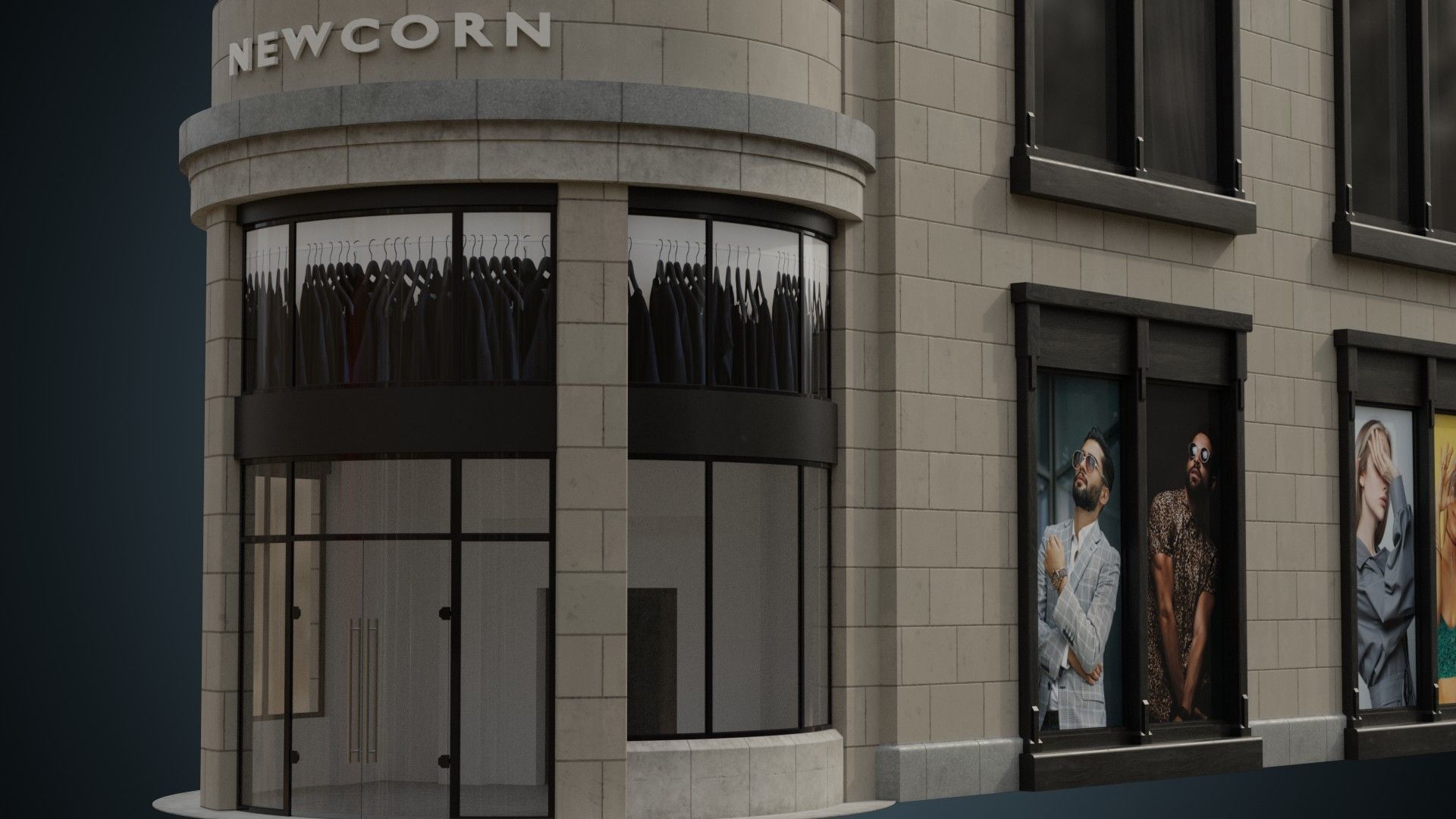 Buildings Collection 2 Low-poly 3D model_17