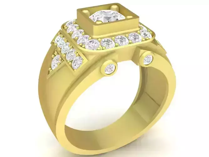 korea diamond men ring 3469