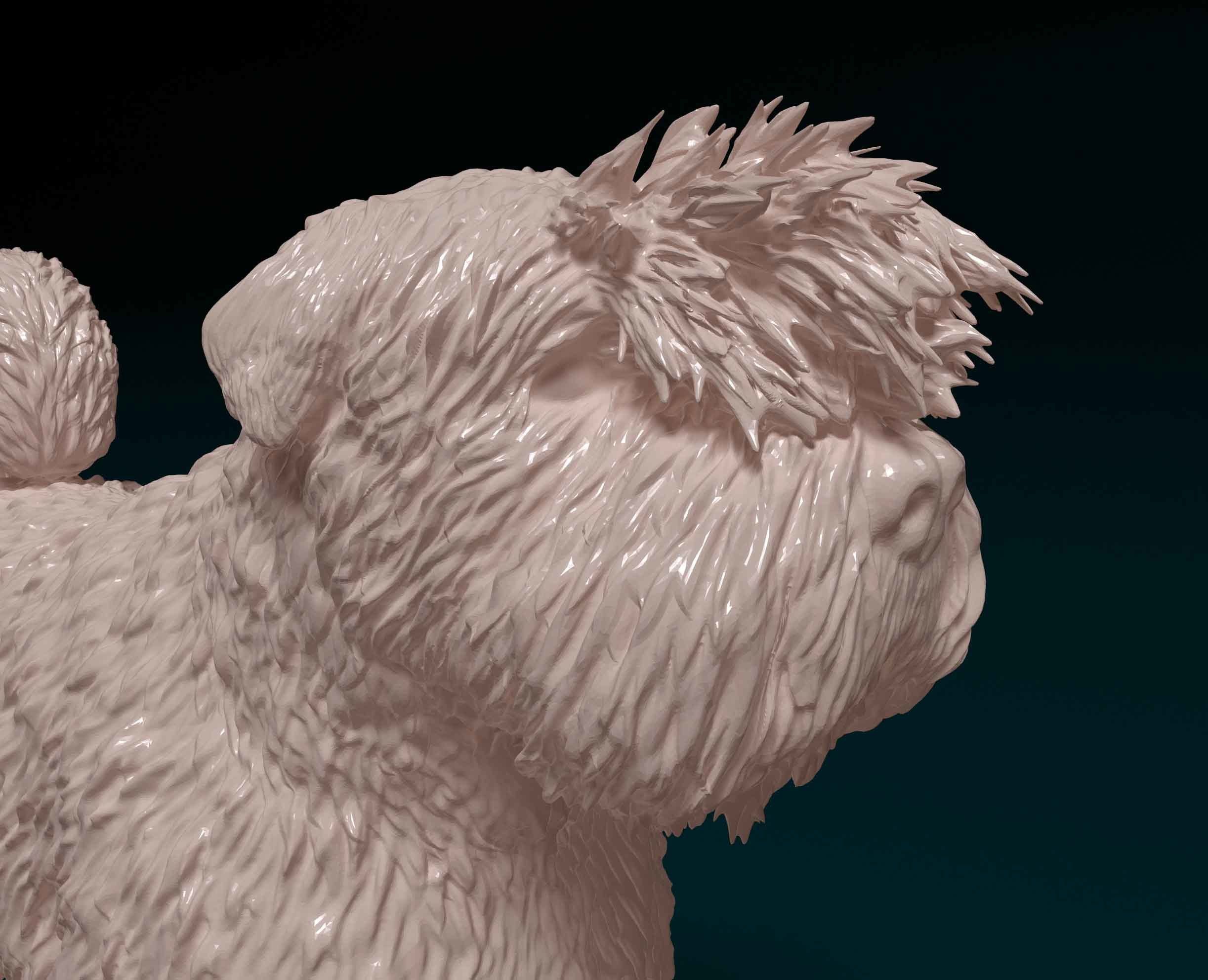 Bouvier des Flandres 3D print model_7