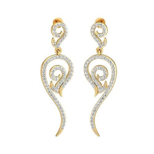 Women Earrings 3dm STL OBJ FBX Render Details 3D print model