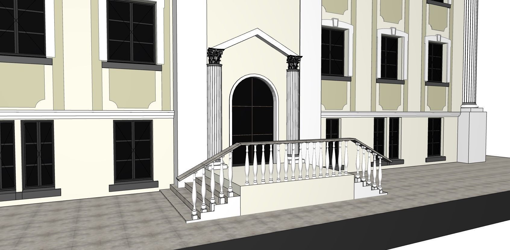 Leszno Town hall 3D model_4