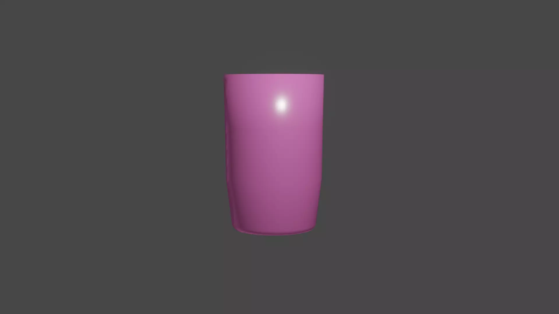 Plastic cups Free low-poly 3D model