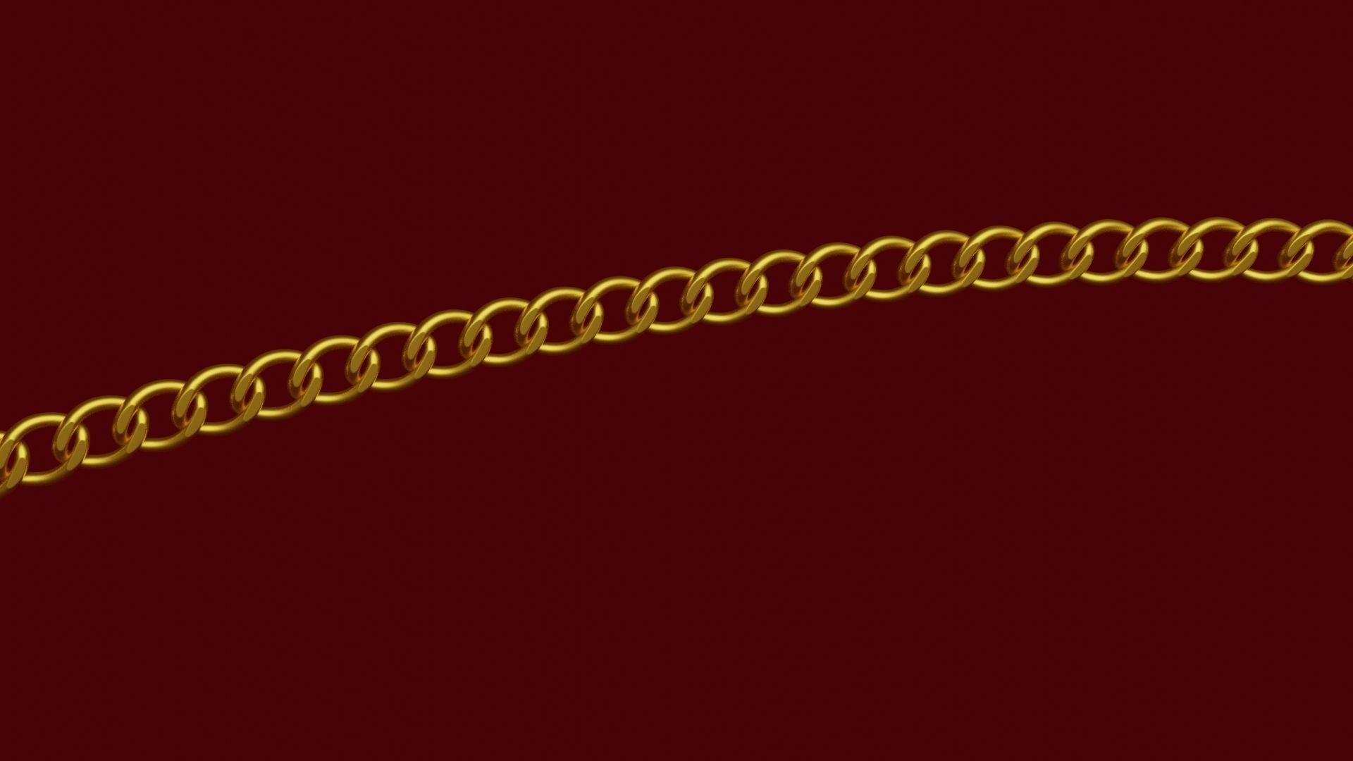 Golden Chain 3D print model_2
