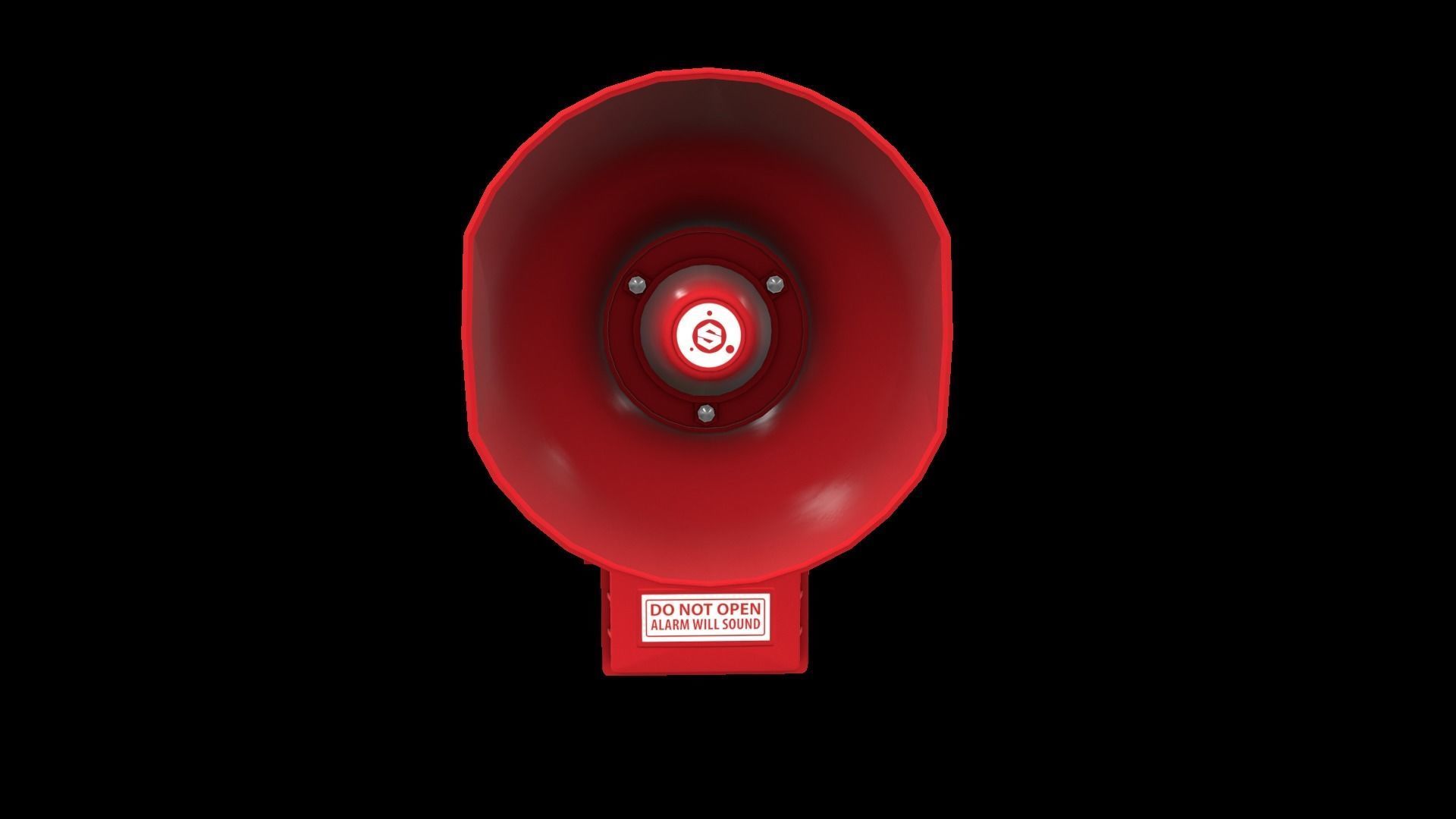 Fire Alarm Siren 3D model_6