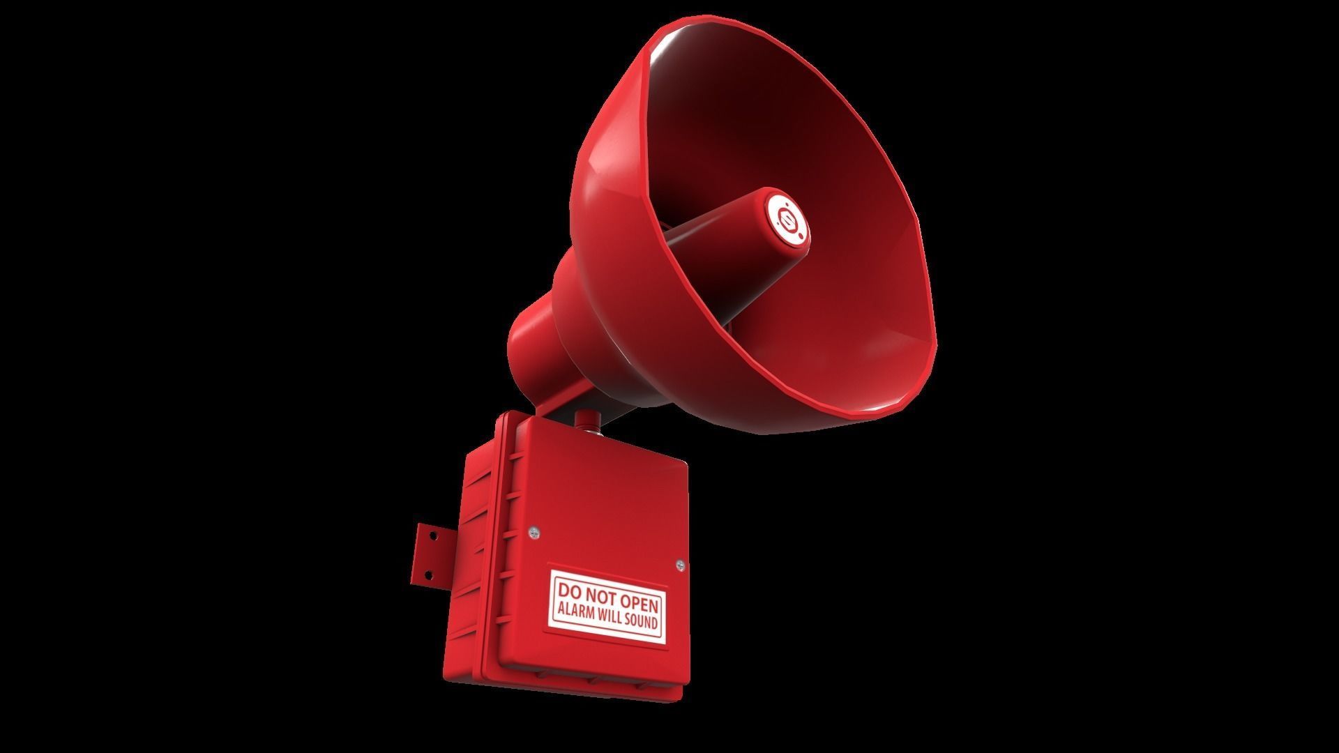Fire Alarm Siren 3D model_9