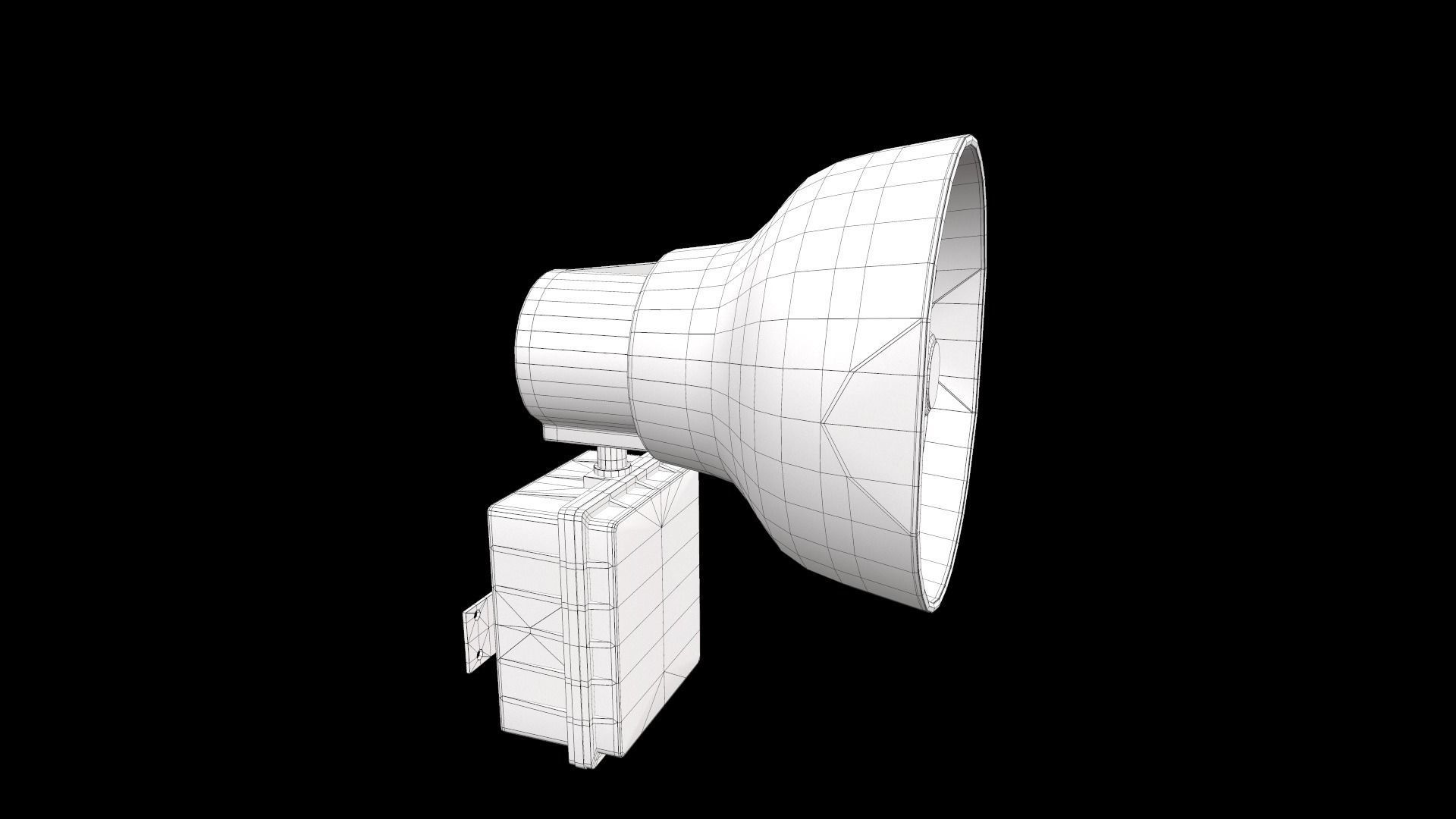 Fire Alarm Siren 3D model_15