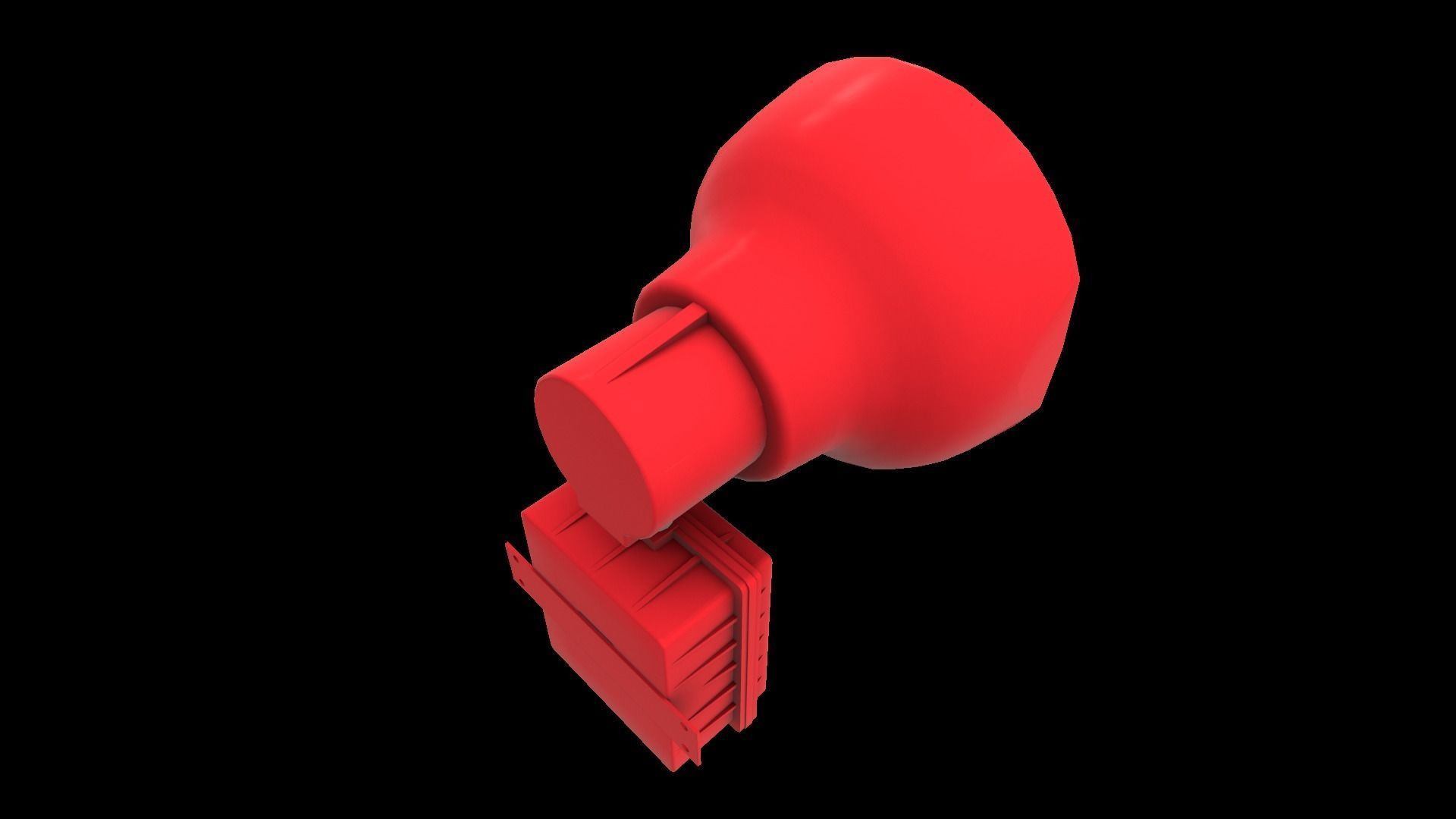 Fire Alarm Siren 3D model_8
