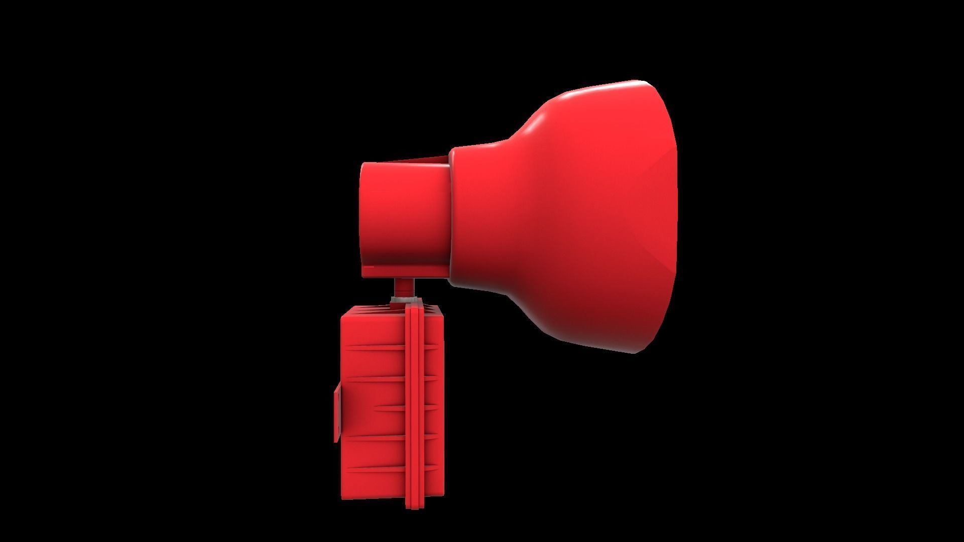 Fire Alarm Siren 3D model_2