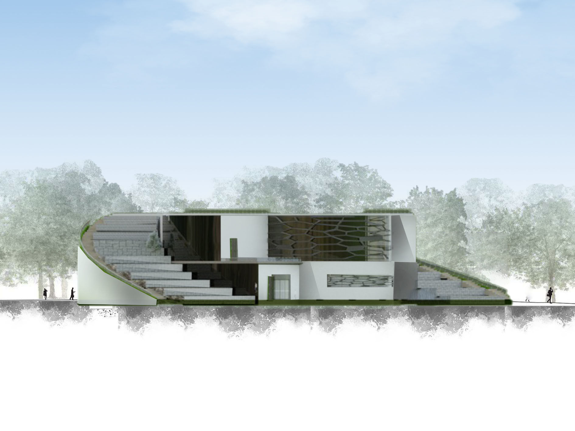 culture centre Free 3D print model_3