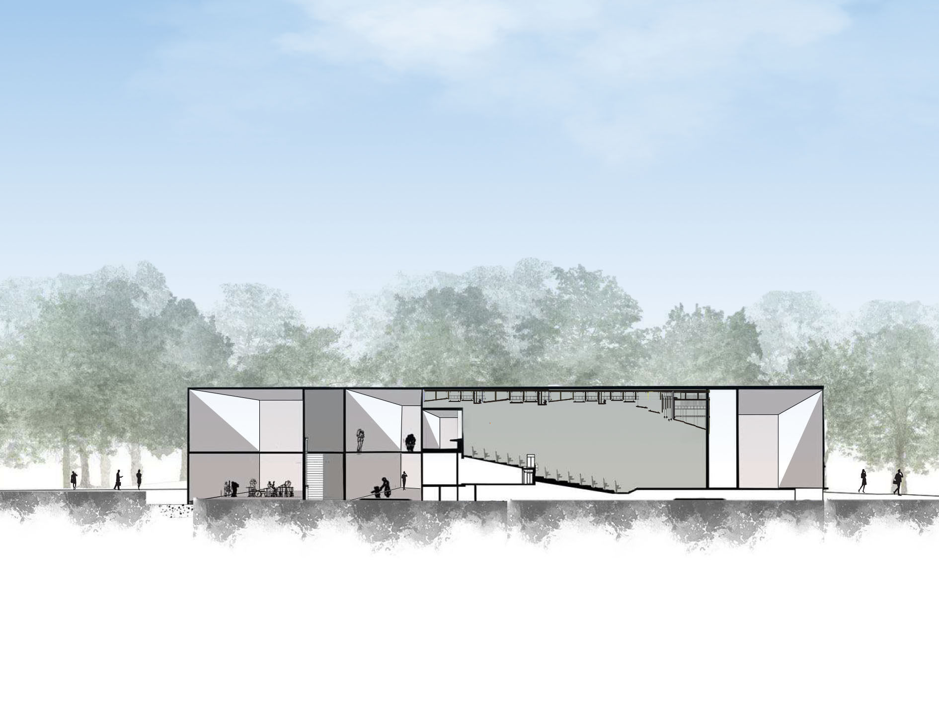 culture centre Free 3D print model_5