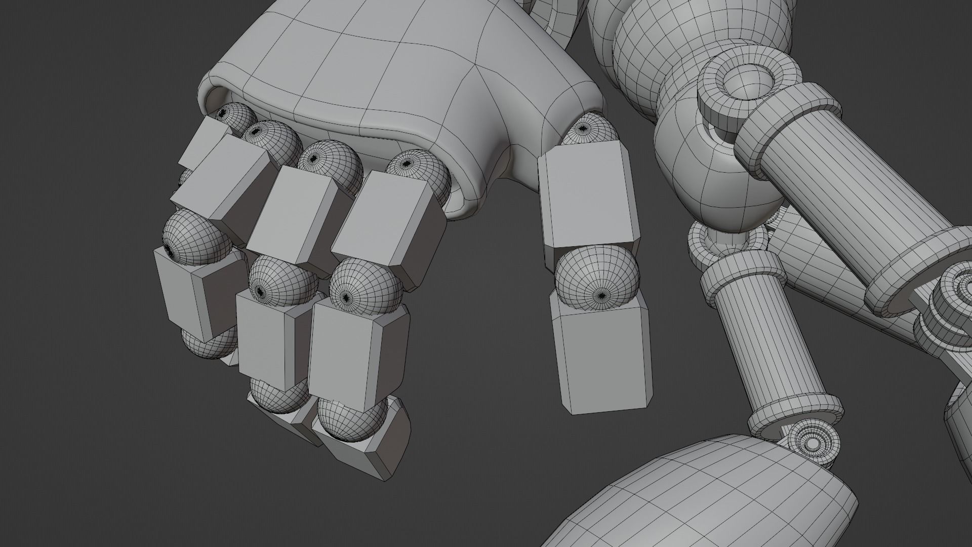 Humanoid Robot -- Model 101 - Robert Mk7 3D model_23