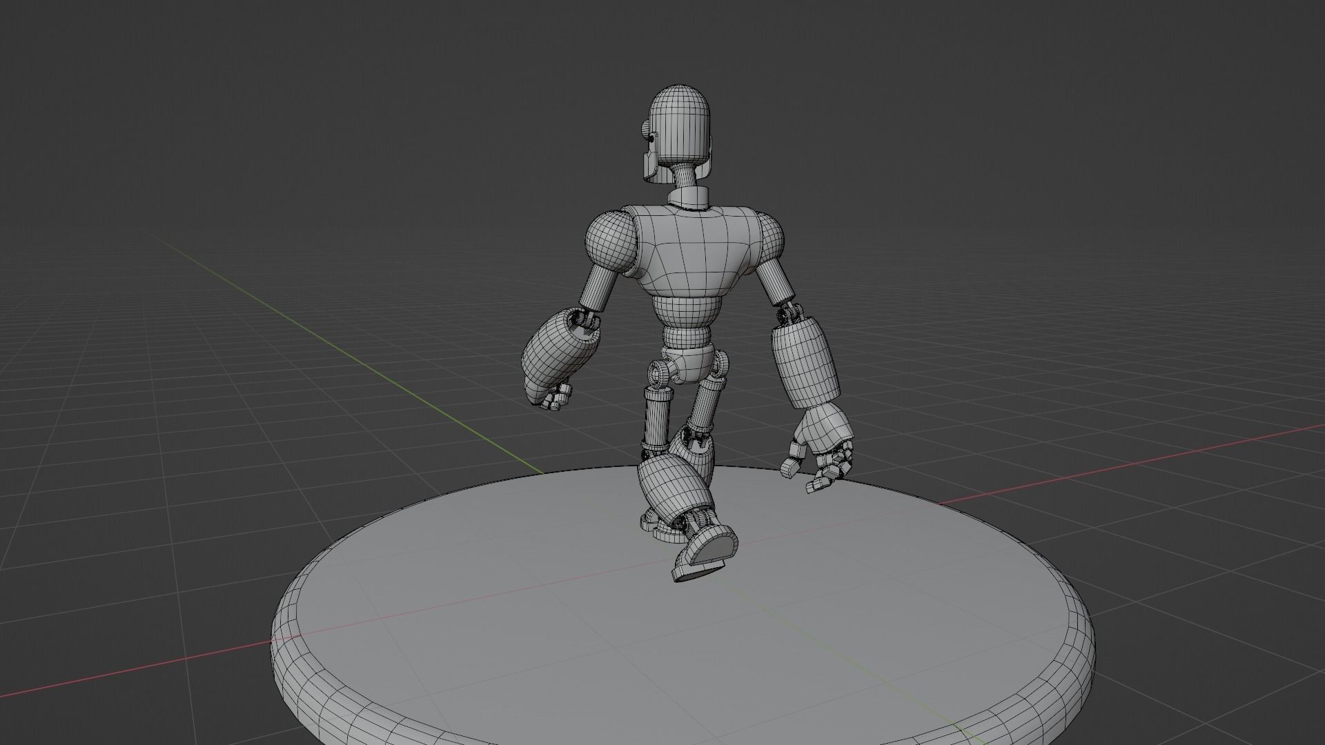 Humanoid Robot -- Model 101 - Robert Mk7 3D model_18