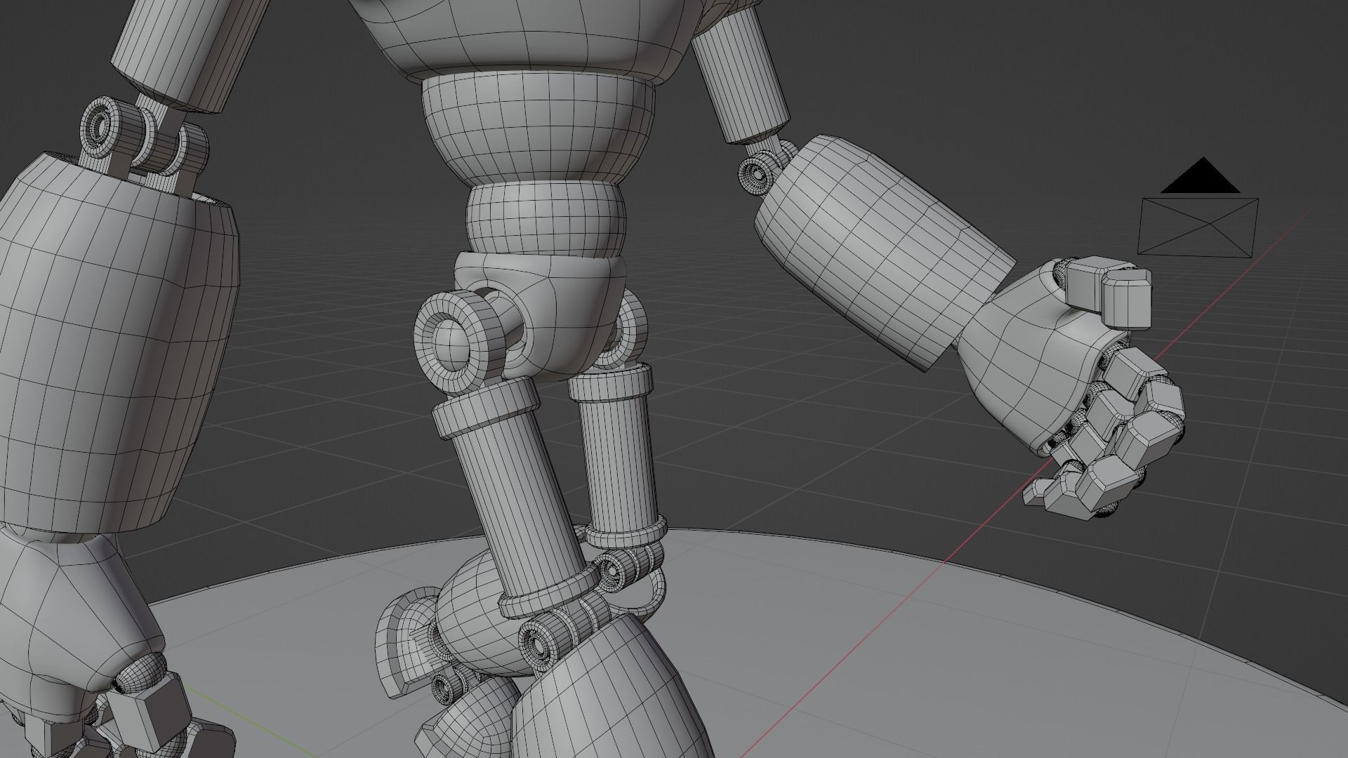 Humanoid Robot -- Model 101 - Robert Mk7 3D model_19