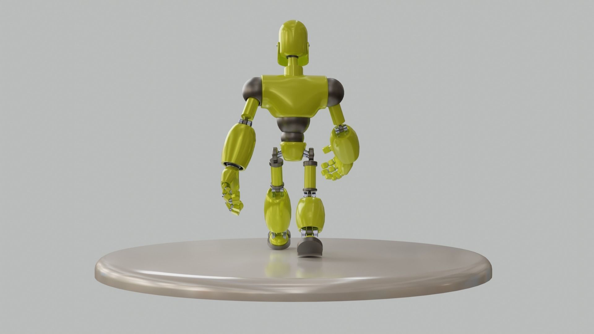 Humanoid Robot -- Model 101 - Robert Mk7 3D model_10