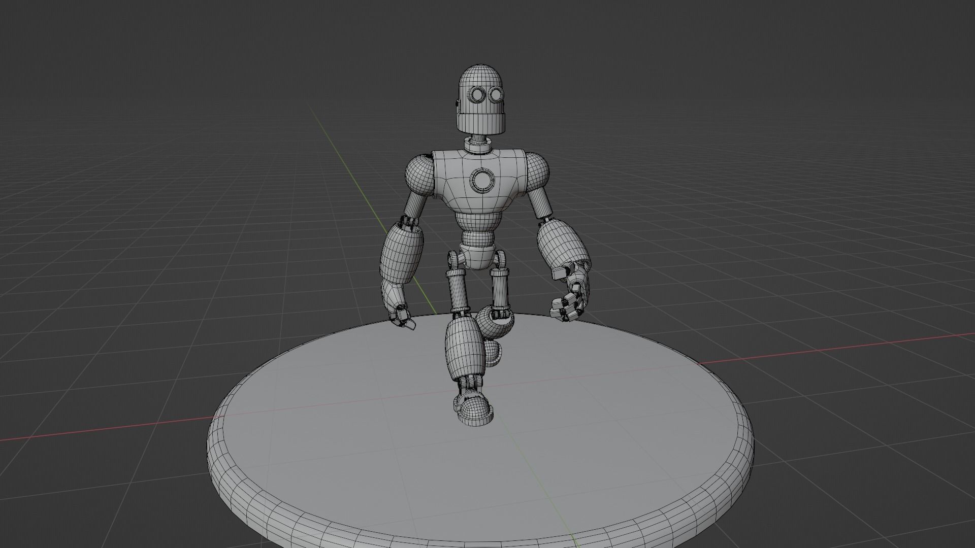 Humanoid Robot -- Model 101 - Robert Mk7 3D model_17