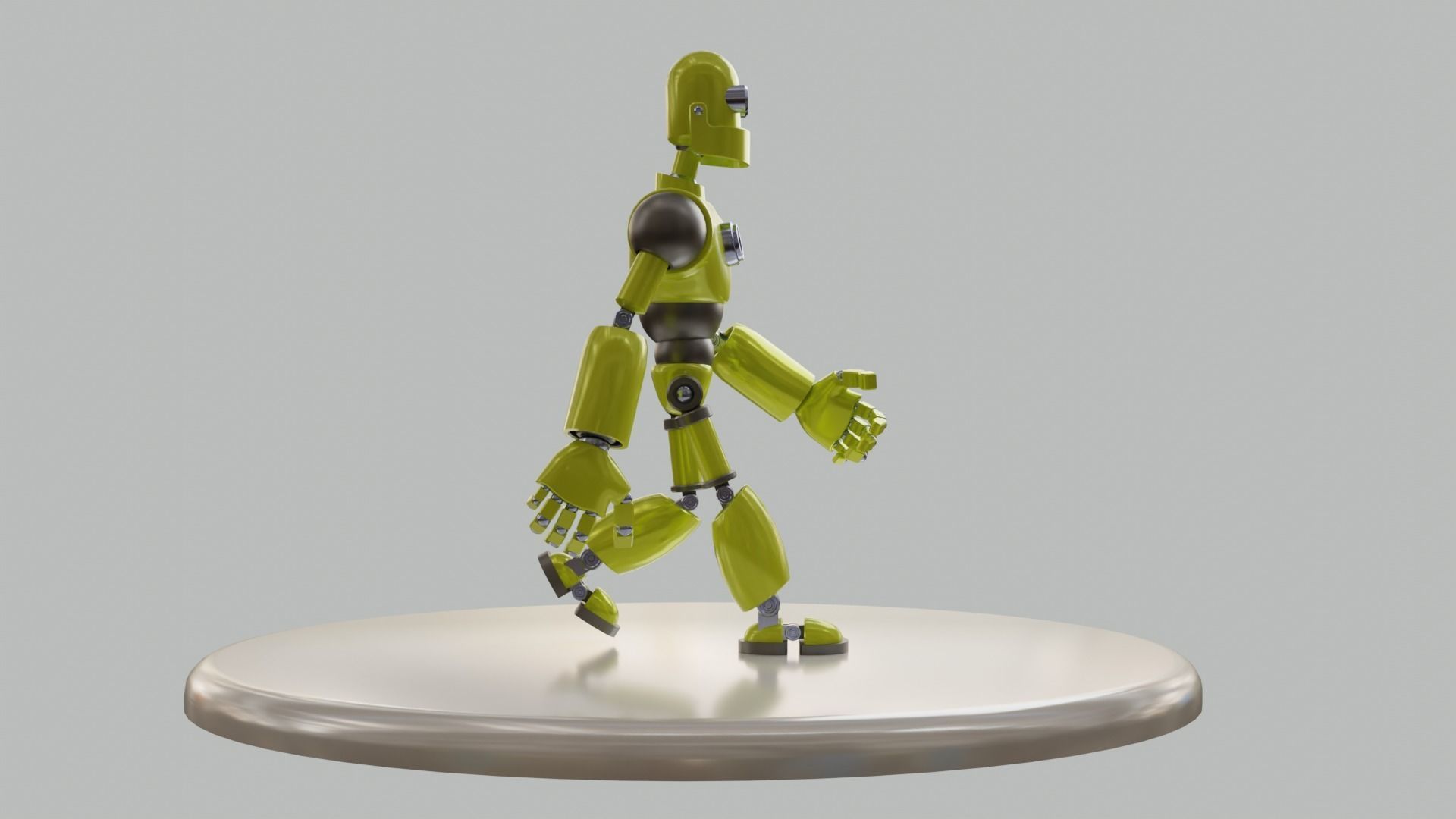 Humanoid Robot -- Model 101 - Robert Mk7 3D model_6