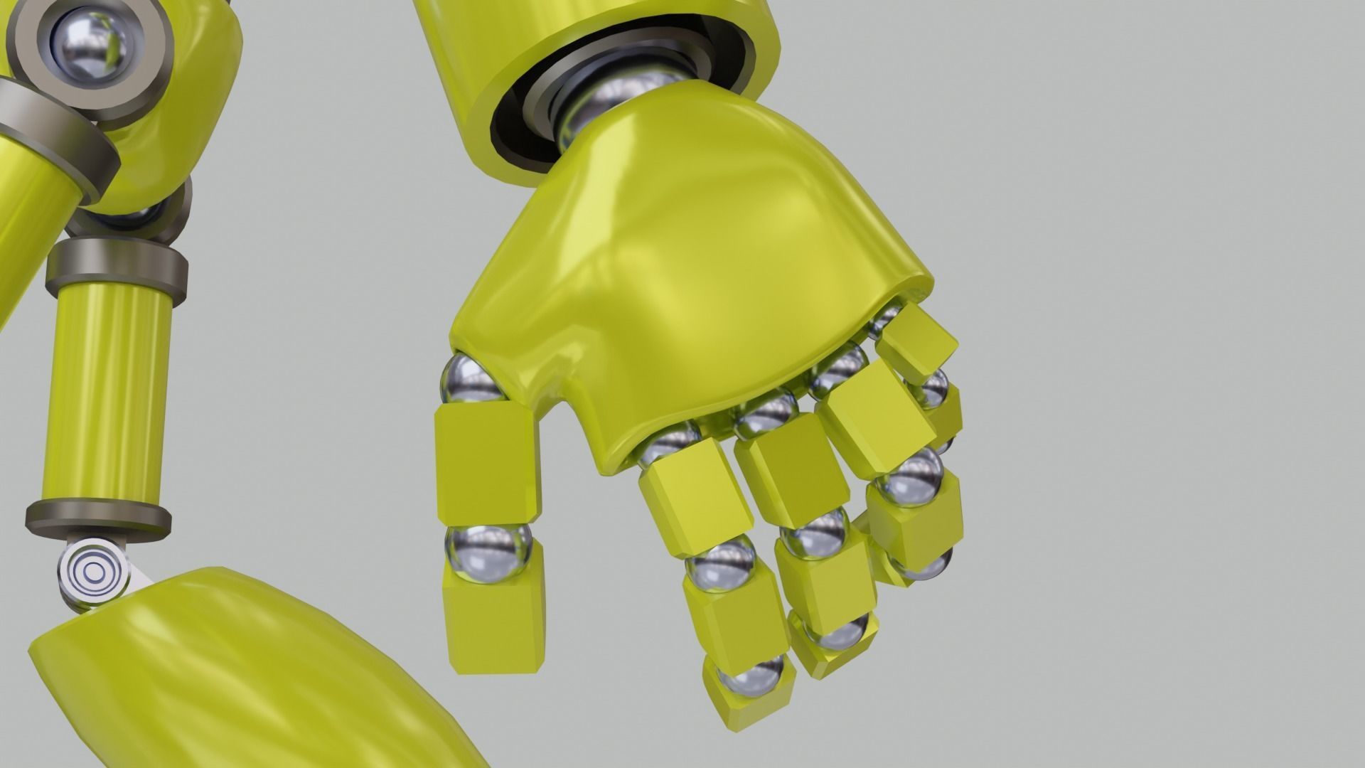 Humanoid Robot -- Model 101 - Robert Mk7 3D model_14