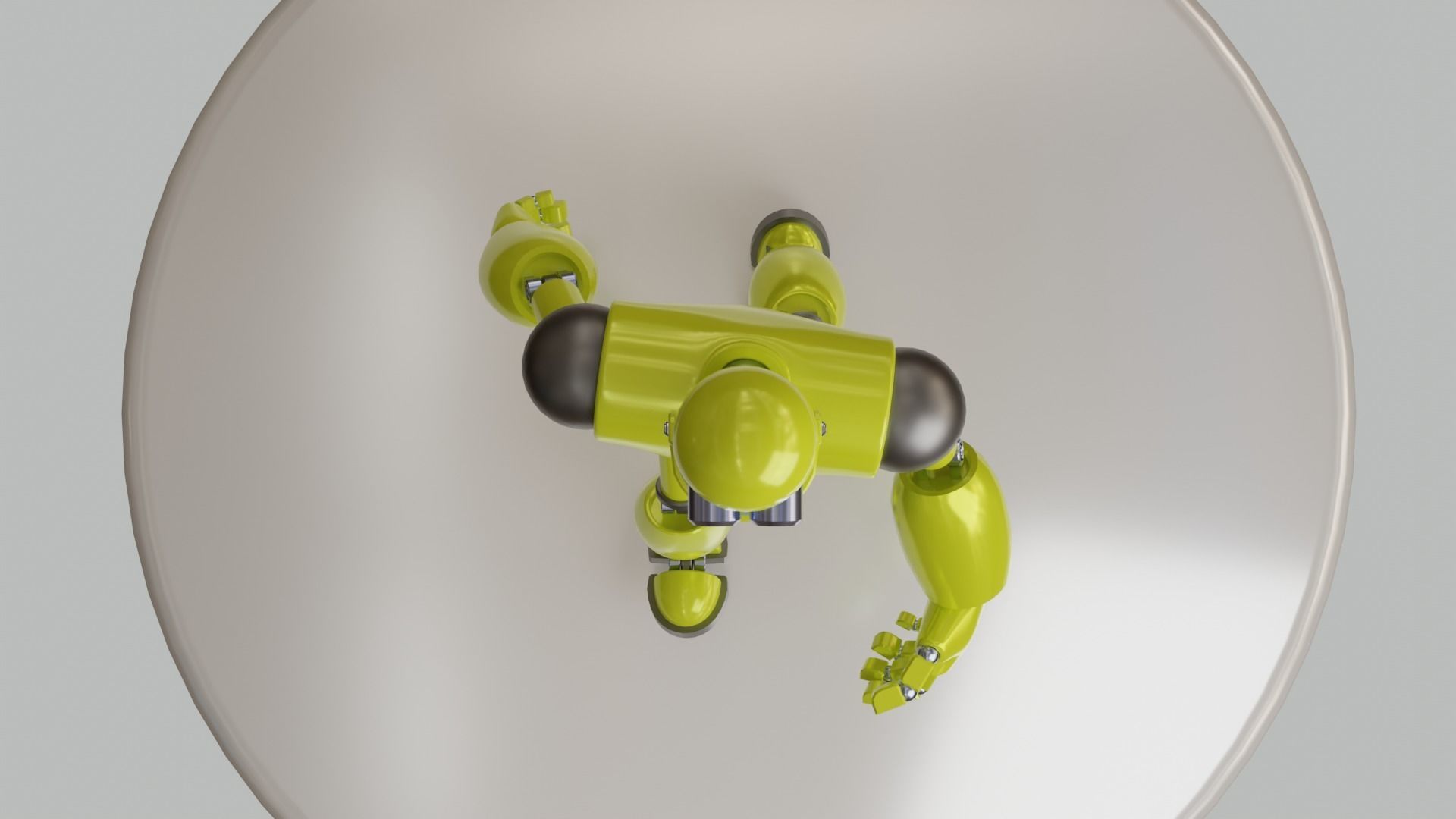 Humanoid Robot -- Model 101 - Robert Mk7 3D model_16