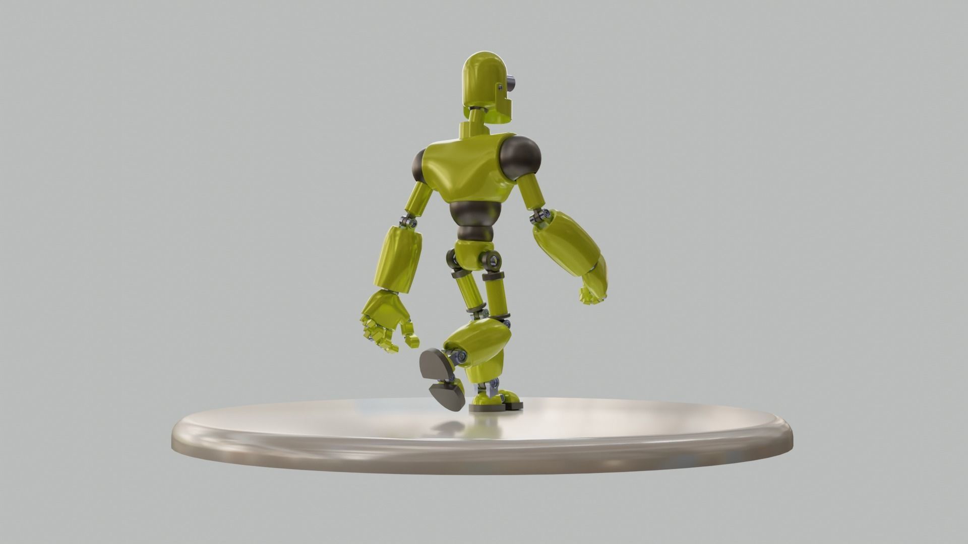 Humanoid Robot -- Model 101 - Robert Mk7 3D model_3