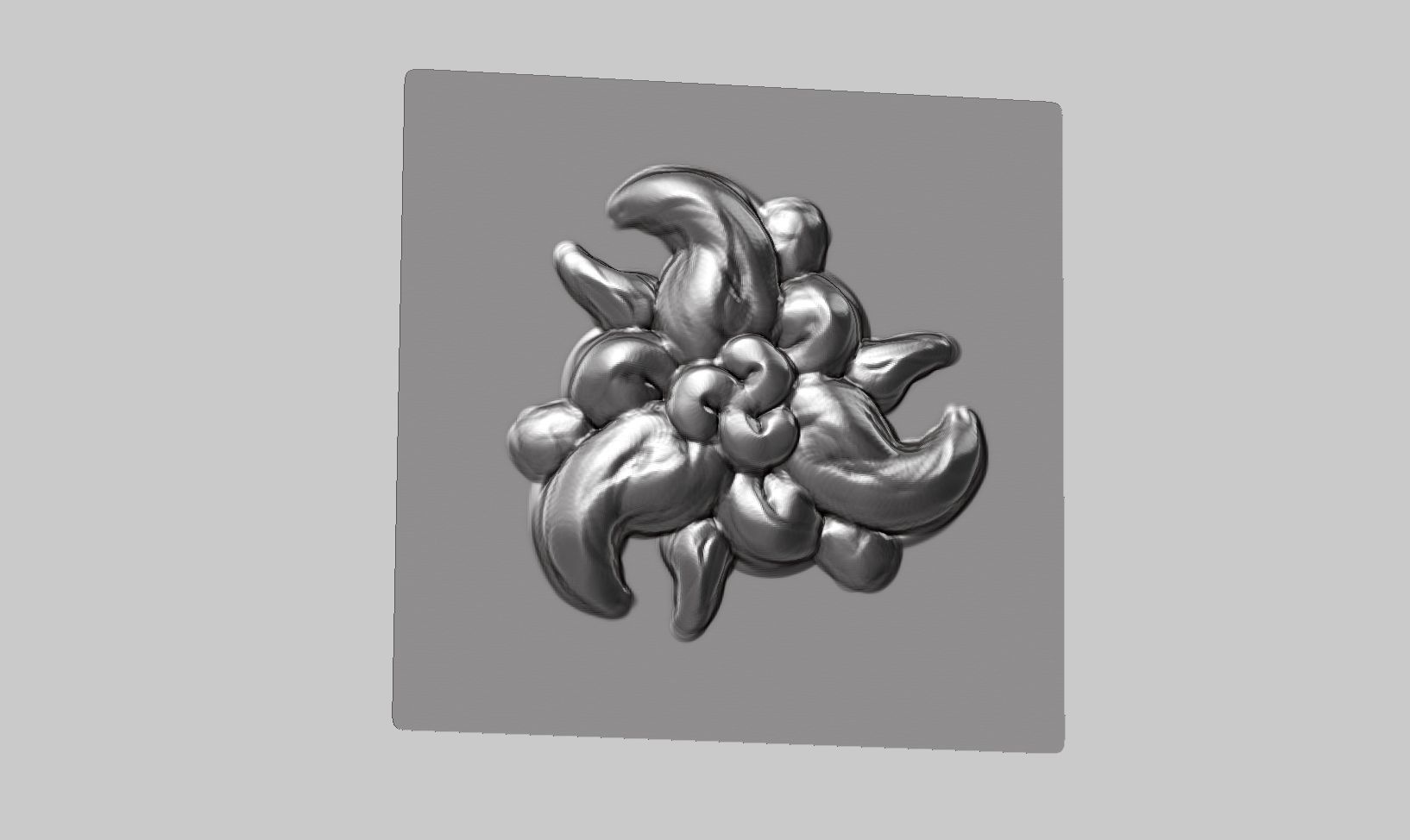 20 flower ornament VDM brushes a01 for Zbrush 3D print model_20