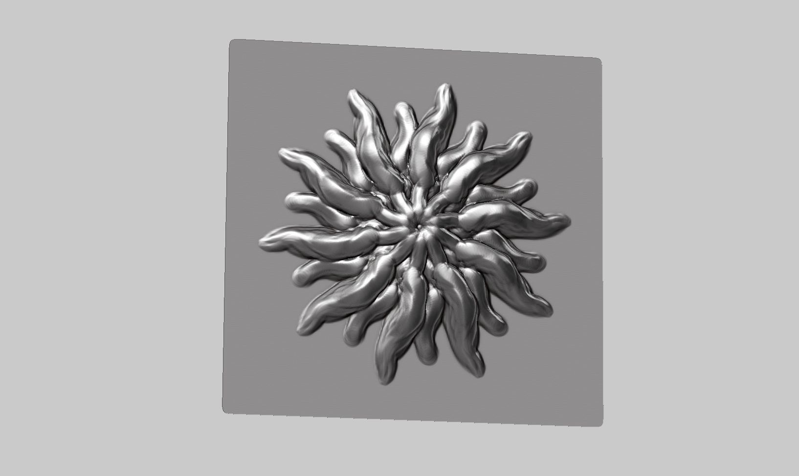 20 flower ornament VDM brushes a01 for Zbrush 3D print model_21