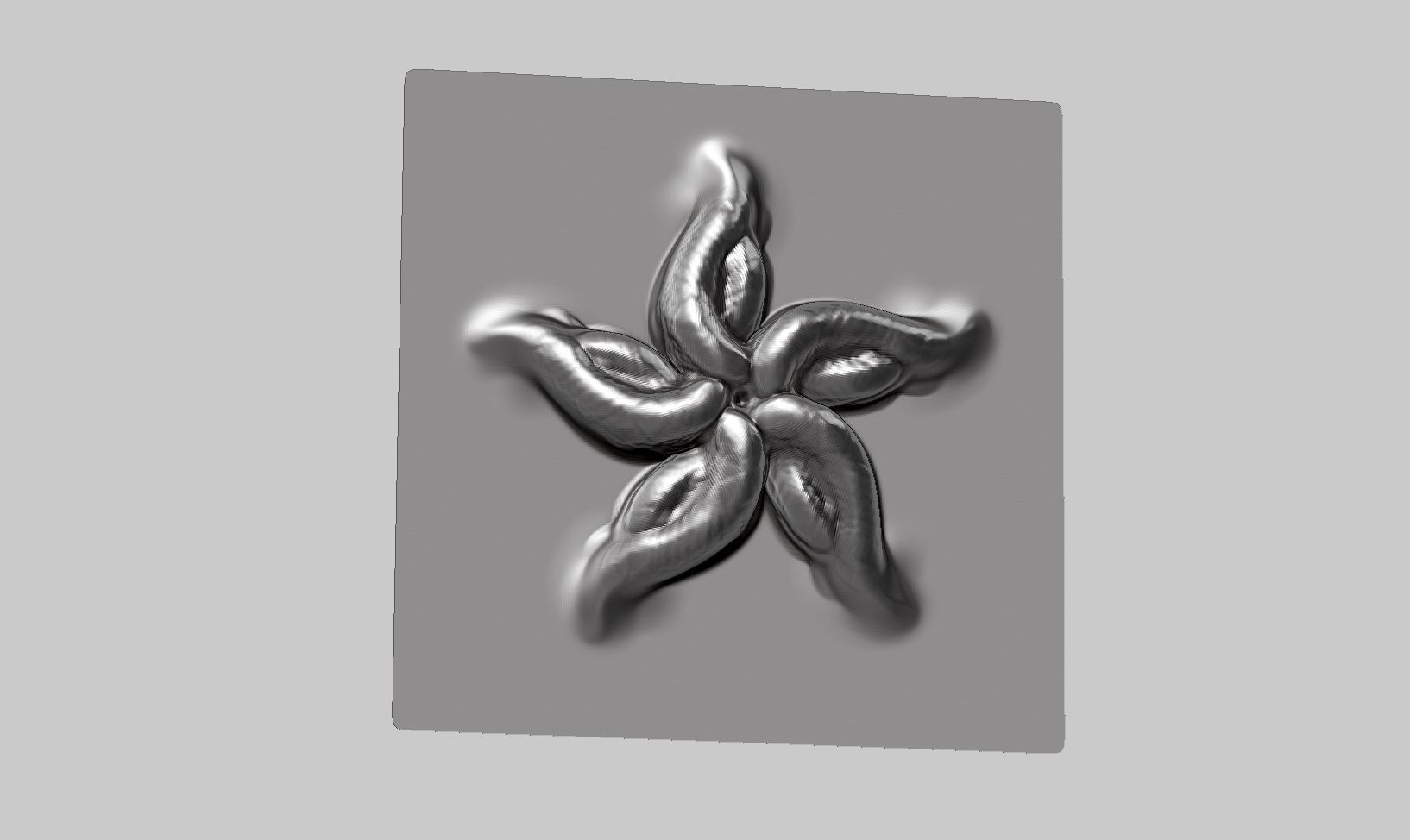 20 flower ornament VDM brushes a01 for Zbrush 3D print model_15