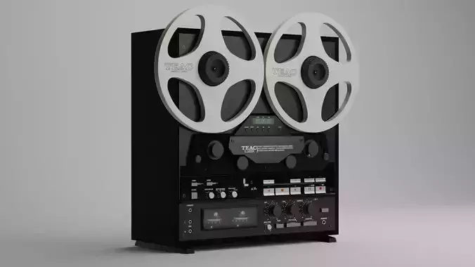 TEAC X-2000R Stereo Reel to Reel Tape Recorder 3D model