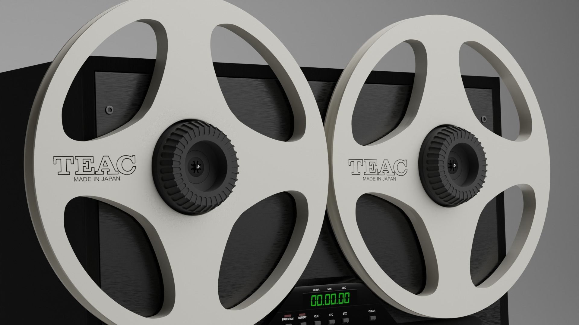 TEAC X-2000R Stereo Reel to Reel Tape Recorder 3D model_3