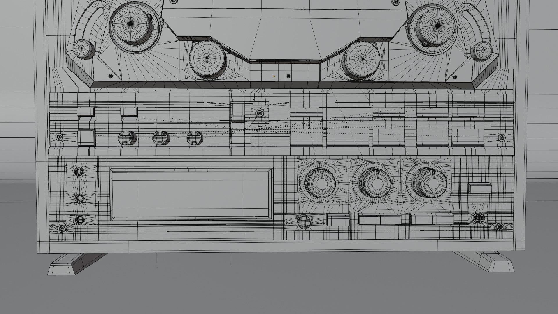 TEAC X-2000R Stereo Reel to Reel Tape Recorder 3D model_6
