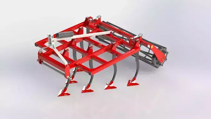 WG 1001 - Landscape  cultivator 150 - 300 cm 3D model