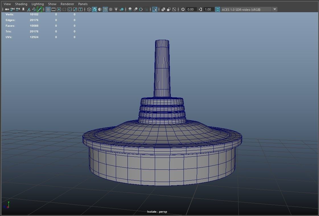 PBR Handheld Spirit Lamp Low-poly 3D model_10
