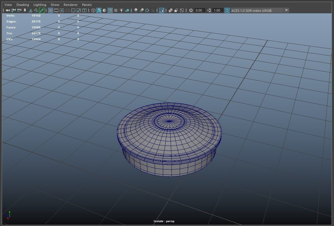 PBR Handheld Spirit Lamp Low-poly 3D model_12