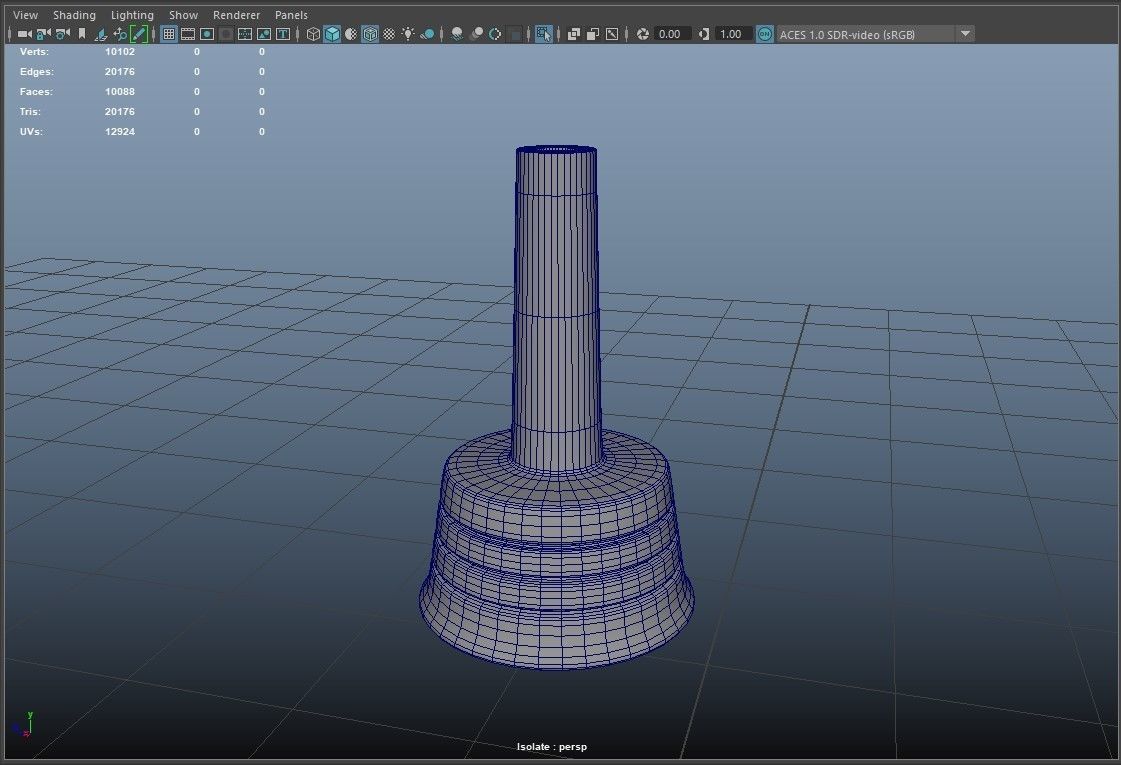 PBR Handheld Spirit Lamp Low-poly 3D model_13