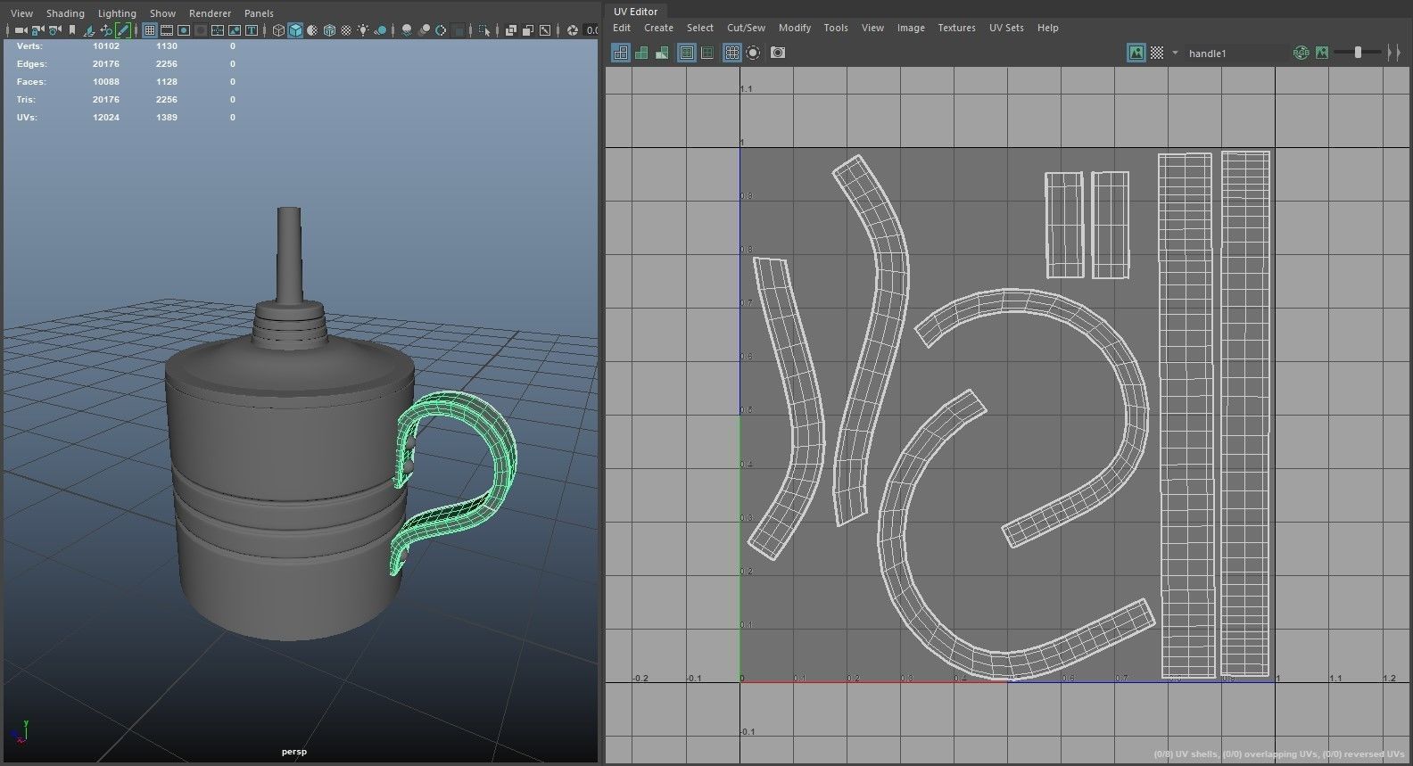 PBR Handheld Spirit Lamp Low-poly 3D model_18