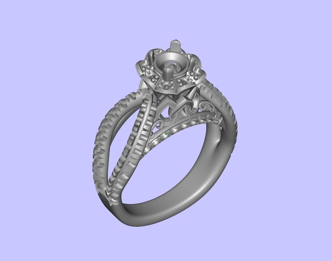 Soliter Ring 3D print model_1