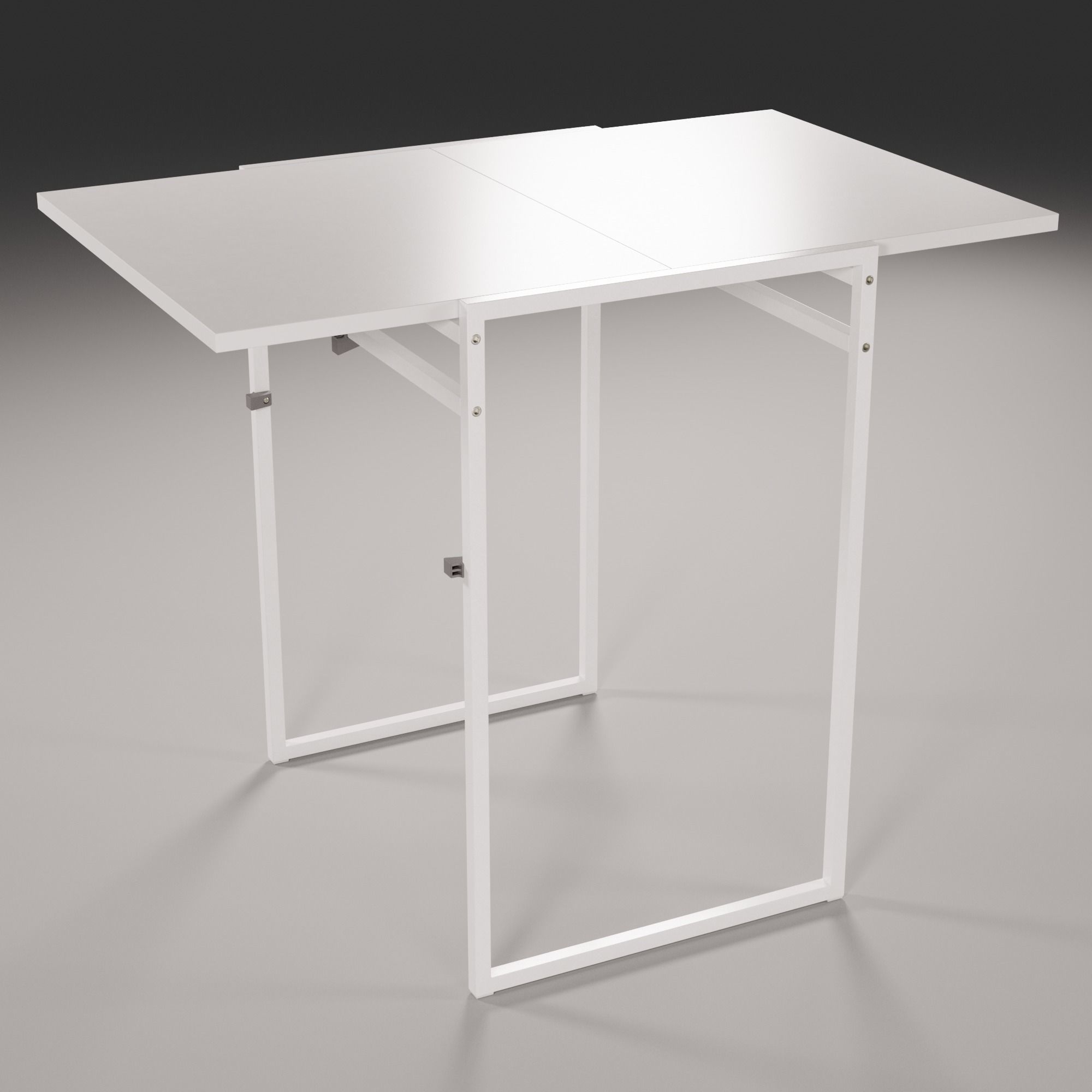 IKEA MUDDUS Drop Leaf Kitchen Table 3D model_1