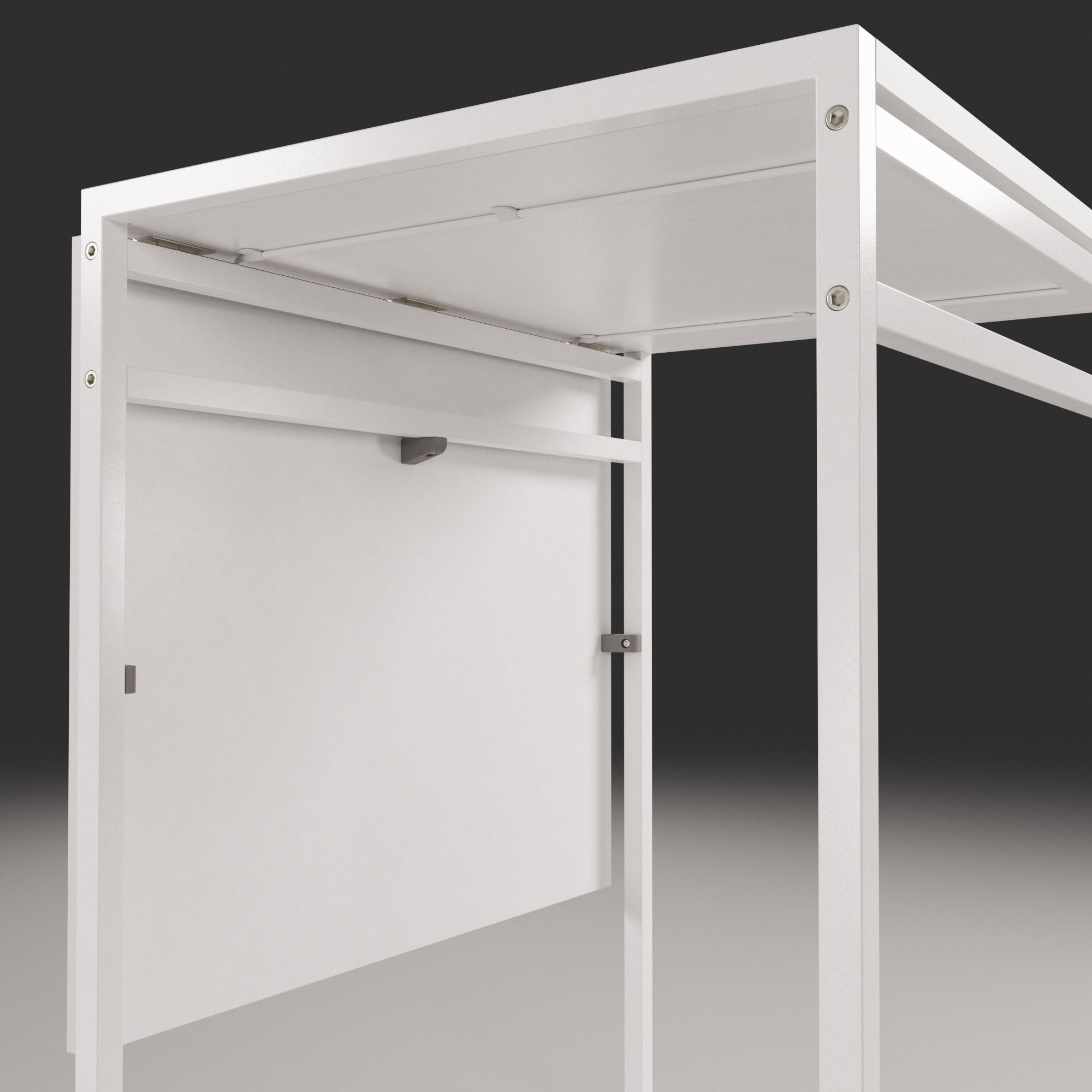 IKEA MUDDUS Drop Leaf Kitchen Table 3D model_10