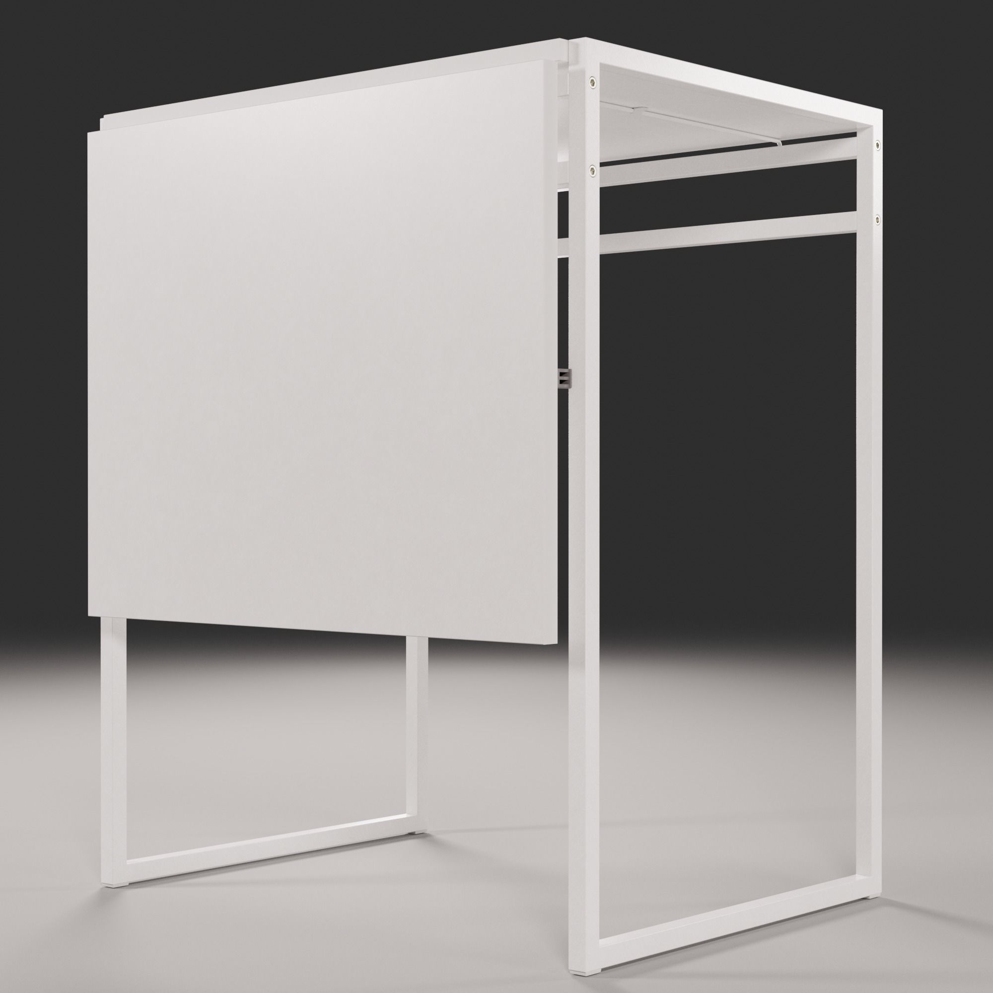 IKEA MUDDUS Drop Leaf Kitchen Table 3D model_9