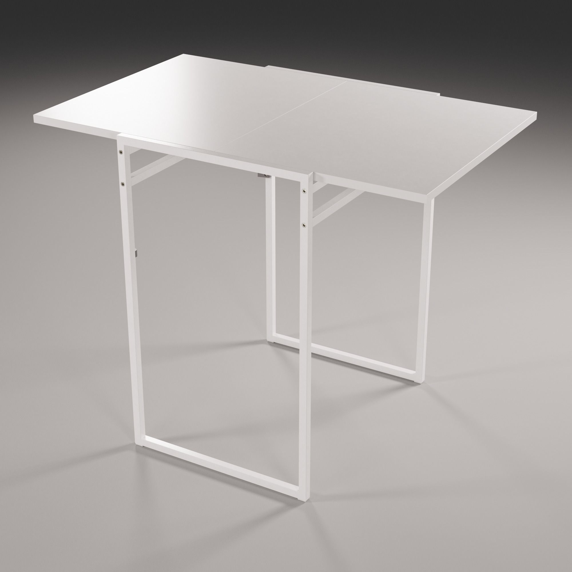 IKEA MUDDUS Drop Leaf Kitchen Table 3D model_3