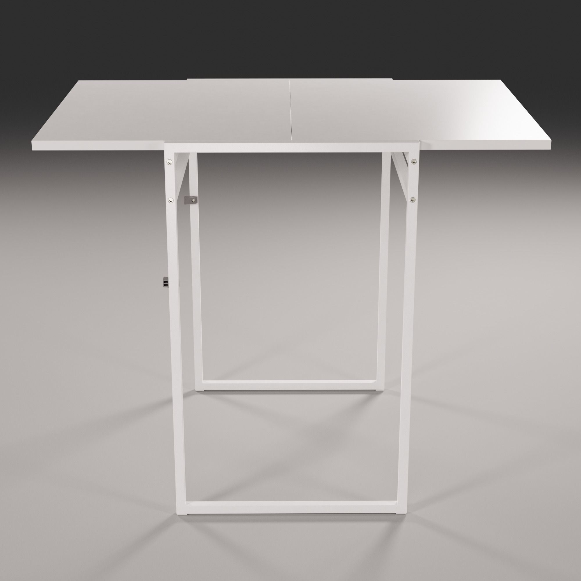 IKEA MUDDUS Drop Leaf Kitchen Table 3D model_5