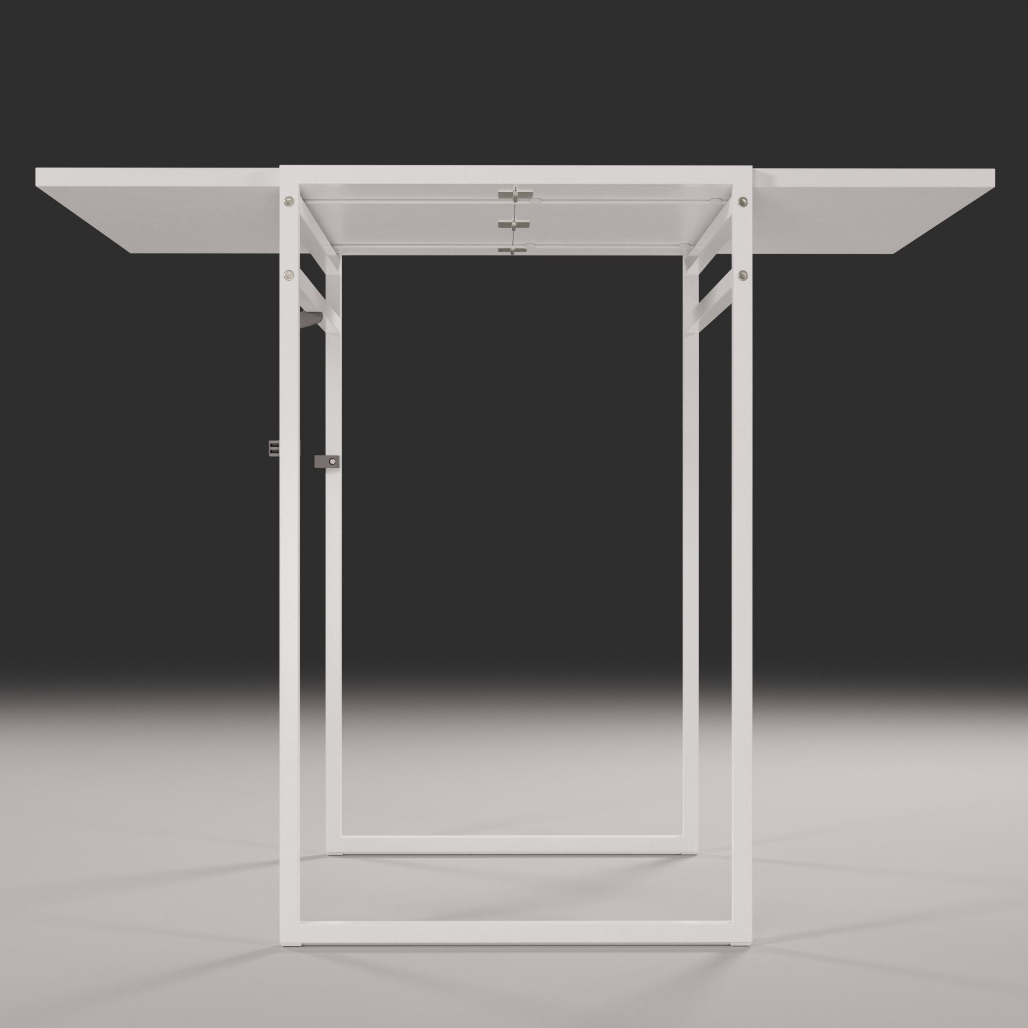 IKEA MUDDUS Drop Leaf Kitchen Table 3D model_7