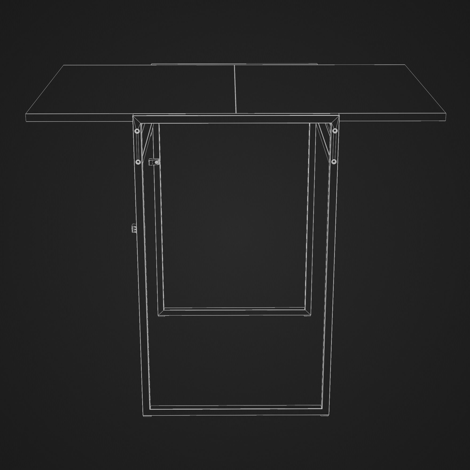 IKEA MUDDUS Drop Leaf Kitchen Table 3D model_19