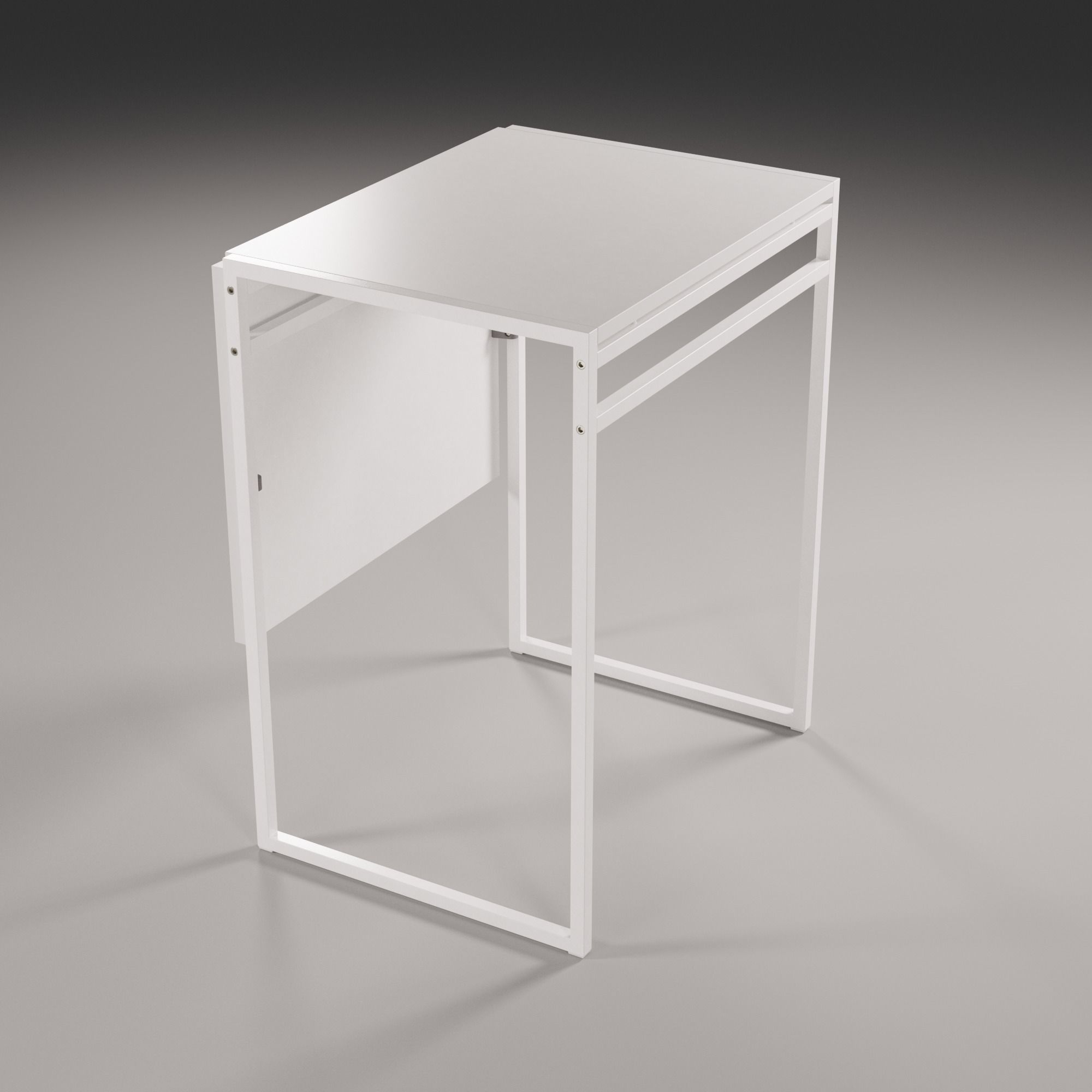 IKEA MUDDUS Drop Leaf Kitchen Table 3D model_2
