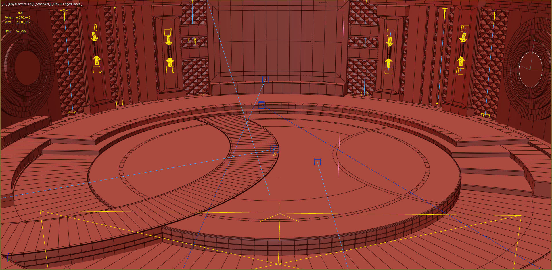 Virtual TV Studio  3D model_6