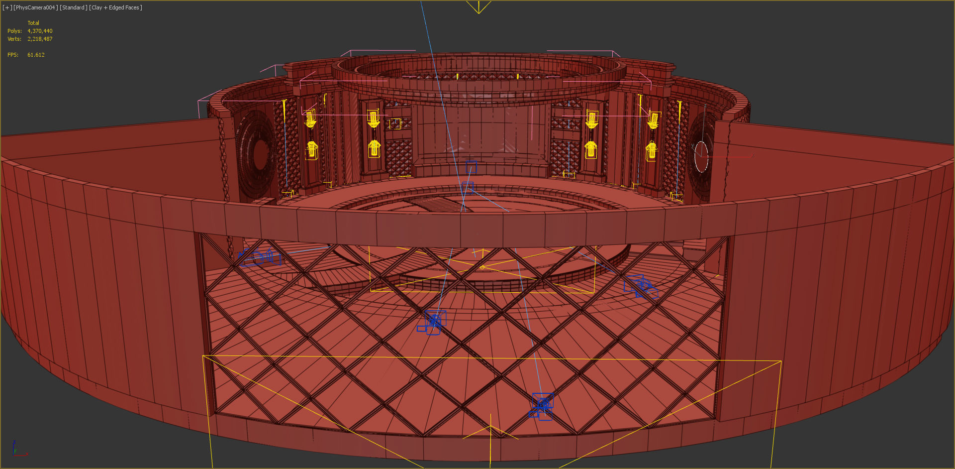 Virtual TV Studio  3D model_7