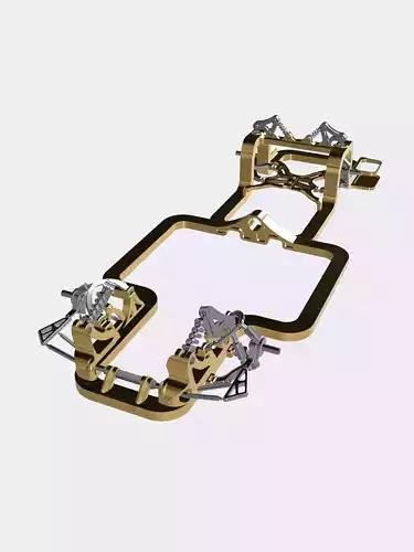 PRO TOURING MCS Low-Pro Chassis with Pushrod Suspension 3D print model
