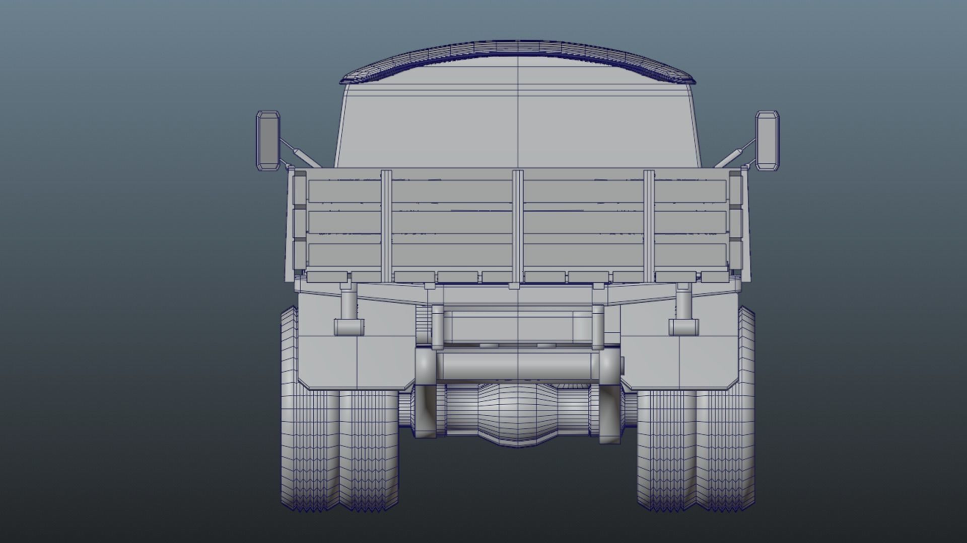 Zil 130 truck 3D model_15