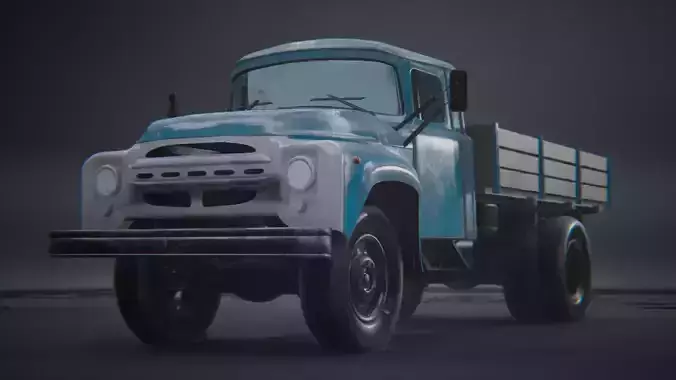 Zil 130 truck 3D model
