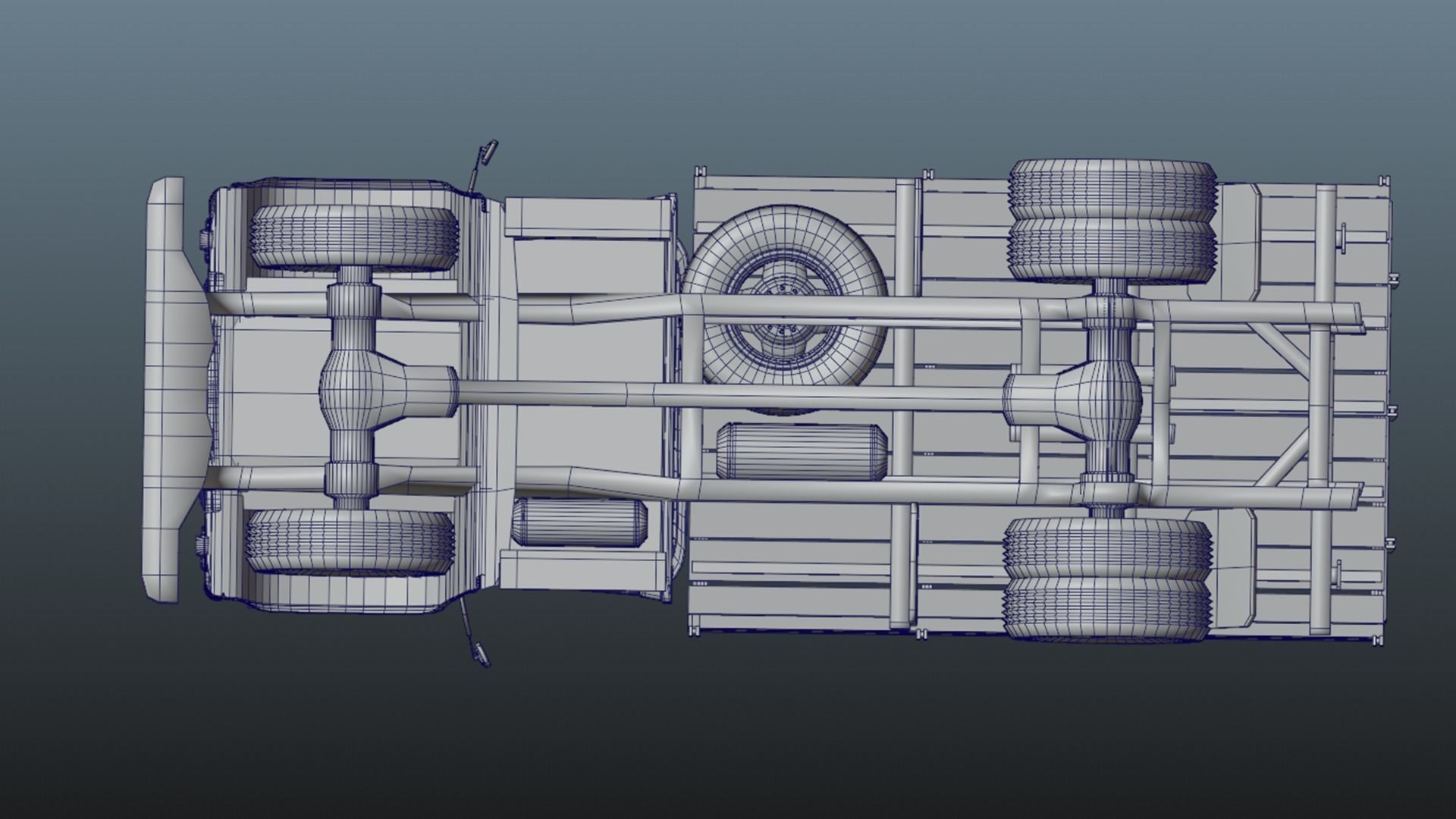 Zil 130 truck 3D model_13